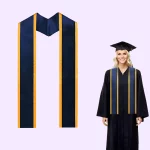 Blank Graduation Stoles - Plain Classic trim hover