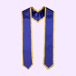 Blank Graduation Stoles - Tip Classic with trim