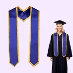 Blank Graduation Stoles - Tip Classic with trim Hover