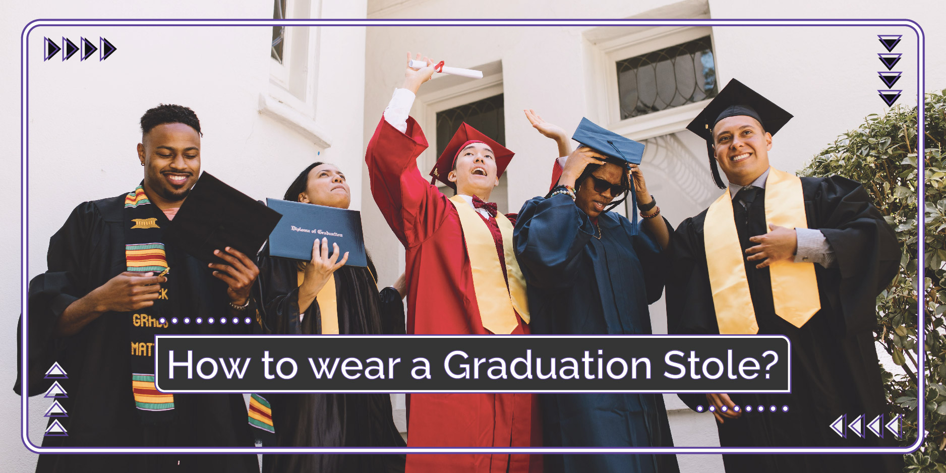 How To Wear A Graduation Stole