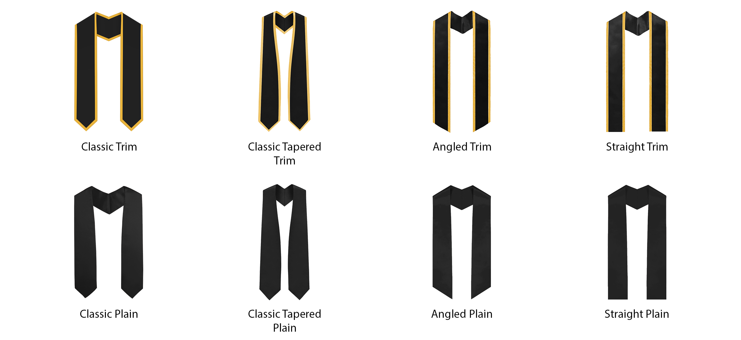 Graduation Stoles Types