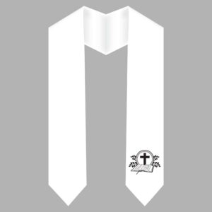 Open Bible Christening Stole