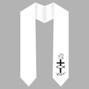 Baptismal Stole One Side Printed