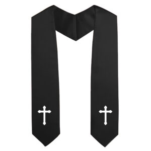 Choir Robe Stoles - Black