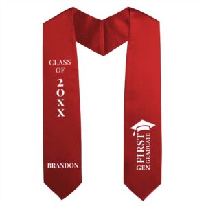 First Gen Graduation Stole - Red