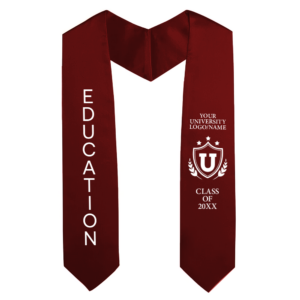 Education Stole - Maroon