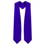 Blue Graduation Stole Tapered Finish
