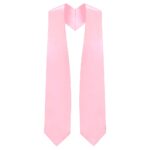 Pink Graduation Stole Tapered Finish