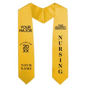 Nursing Stole For Graduation - Yellow