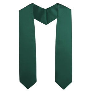 Hunter Green Graduation Stole Classic Finish