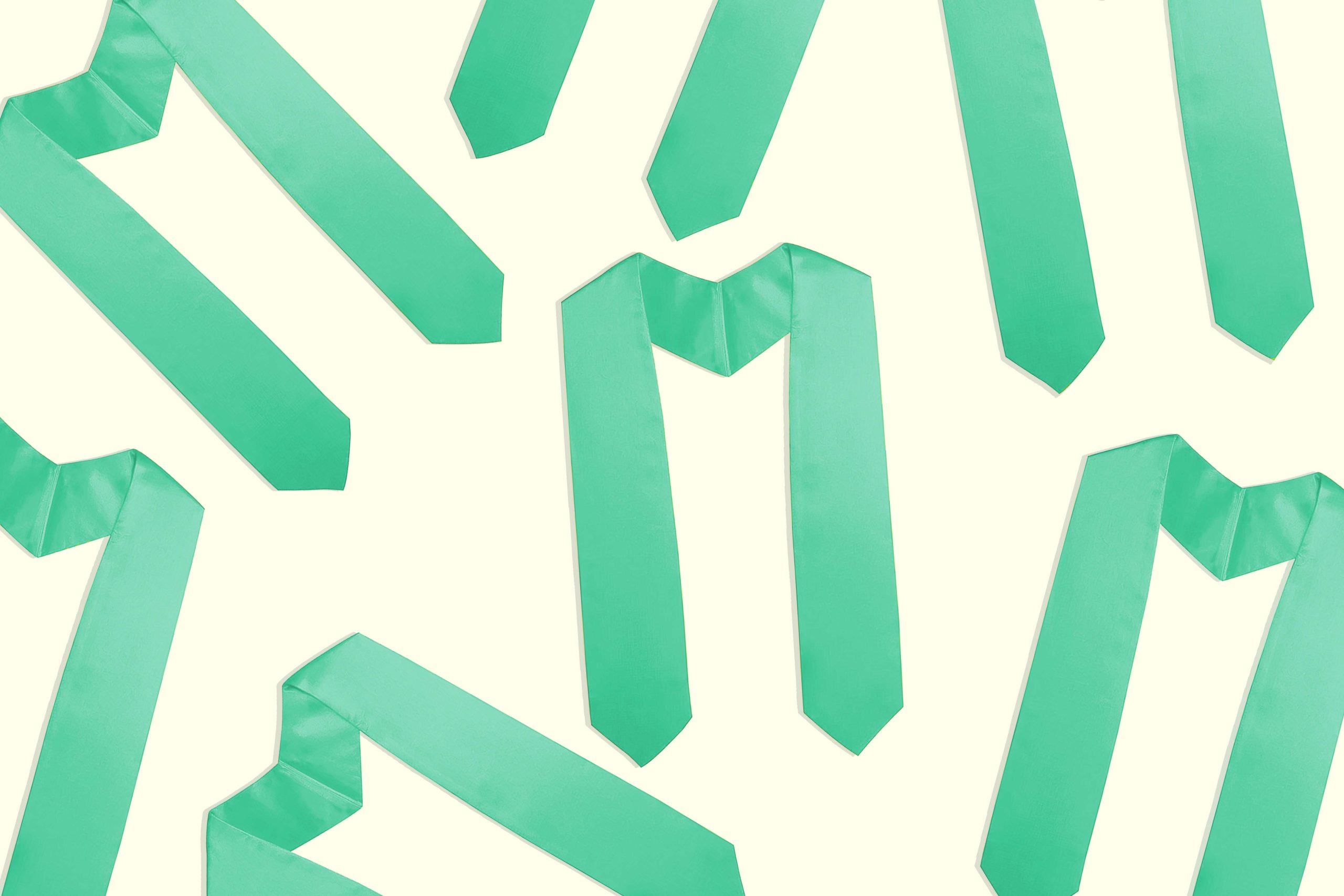 Emerald Graduation Stoles