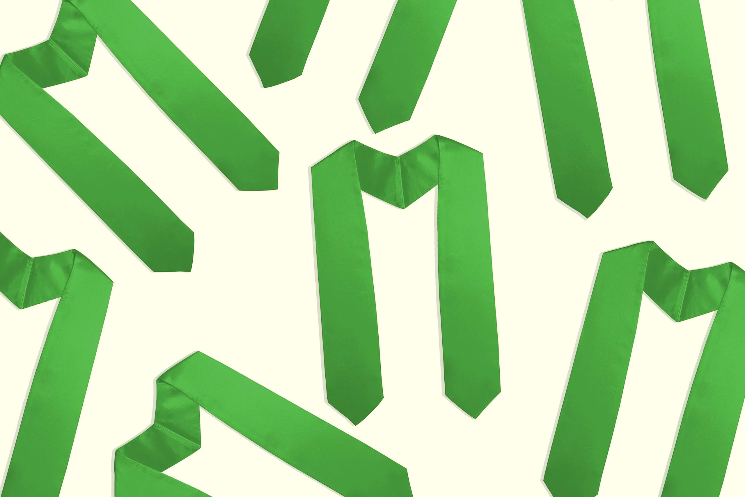 Green Graduation Stoles