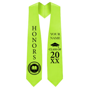 Custom Tapered Stoles - Lime Green