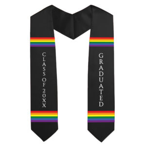 Rainbow Sash - Black