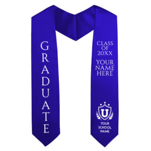 High School Stoles - Blue