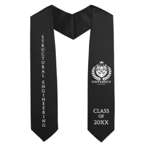 University Sashes - Black