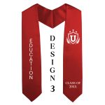 Education stoles With Embroidery -Design 3