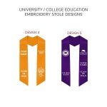 Pre-designed College & University Embroidered Graduation Stoles-main2-final
